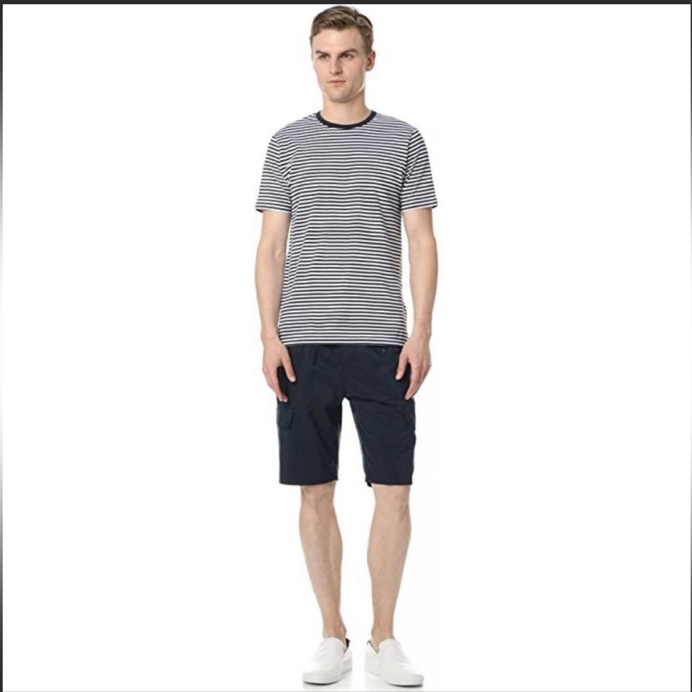 VINCE Men's Drawstring Utility Shorts in Coastal Blue NWT